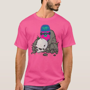 Cool Skateboarding Skater Board Grave R T-Shirt