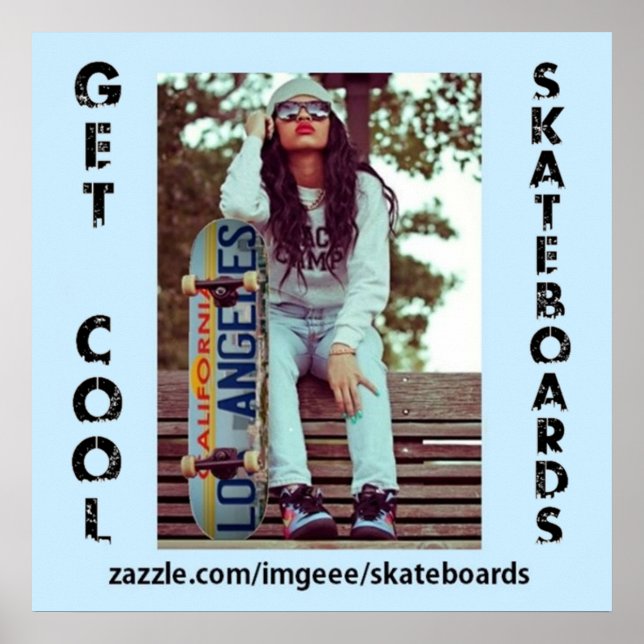Cool Skateboards Poster (Front)