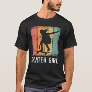 Cool Skater Art Women Girls Skateboarding Skateboa T-Shirt