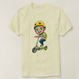 Cool Skater Boy Anime Art T-Shirt