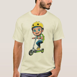 Cool Skater Boy Anime Art T-Shirt
