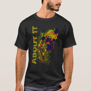 Cool Skater Guy Popping Sick Tricks Riding Narly B T-Shirt