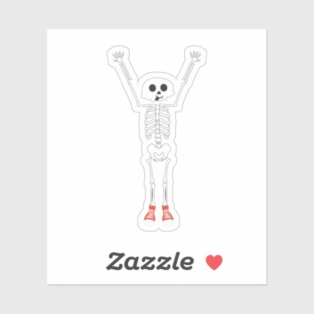 Cool Skeleton Halloween Design (Sheet)