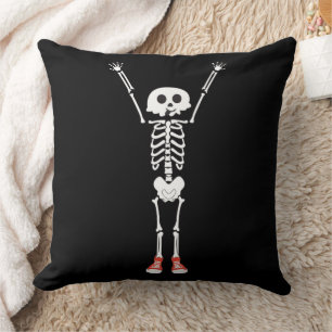 Cool Skeleton Halloween Design Cushion