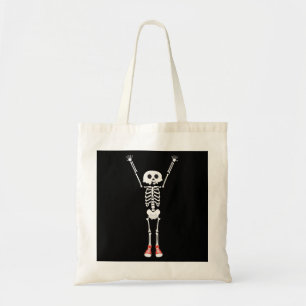 Cool Skeleton Halloween Design Tote Bag