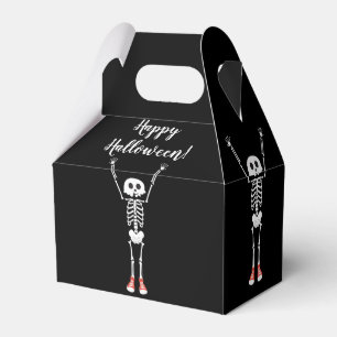 Cool Skeleton Halloween Party Favour Box
