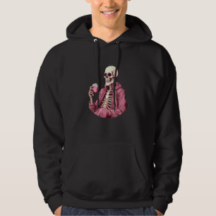 Cool Skeleton loves Ice Cream for summery Sweets L Hoodie