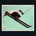 Cool Ski Bum Poster<br><div class="desc">Cool poster with ski bum making his move. We change and add both text and colours,  as well as size and placement,  all upon request. Contact us with your unique needs and we do the rest!</div>