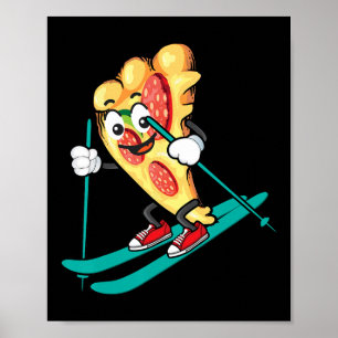 Cool Skiing Art For Men Women Skiing Themed Ski Lo Poster