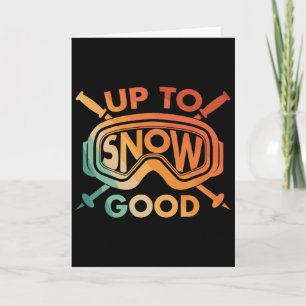Cool Skiing Design For Men Women Ski Skier Snow Sk Card