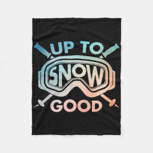 Cool Skiing Design For Men Women Ski Skier Snow Sk Fleece Blanket