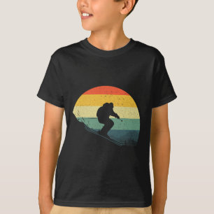 Cool Skiing For Men Women Retro Ski Snow Skiers Sn T-Shirt