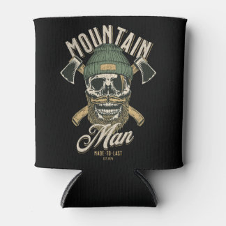 Cool skull design; nature; mountains; camping; dad can cooler