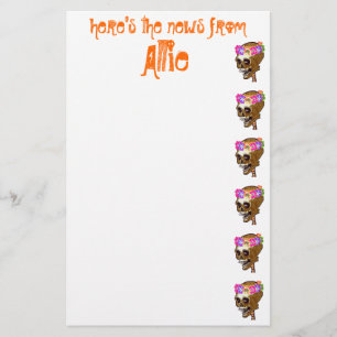 Cool Skull personalised Stationery