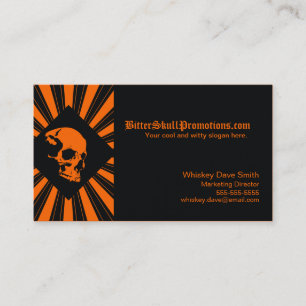 Cool SkullBurst Business Cards