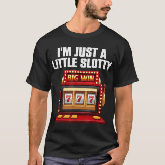 Cool Slot Machine Lovers Art For Men Women Casino  T-Shirt