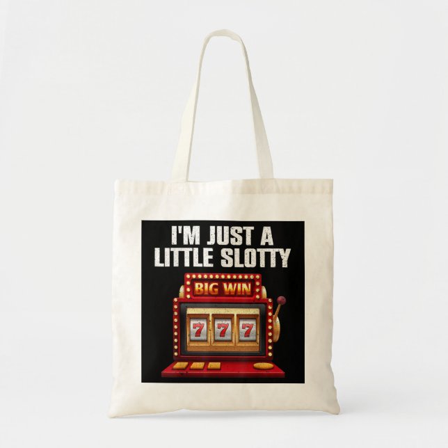Cool Slot Machine Lovers Art For Men Women Casino  Tote Bag (Front)