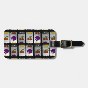 Cool Slot Machine Pattern Luggage Tag