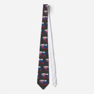 Cool Slovak flag design Tie