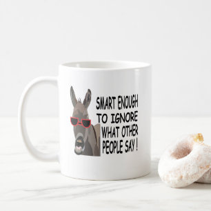 Cool Smart Donkey Coffee Mug