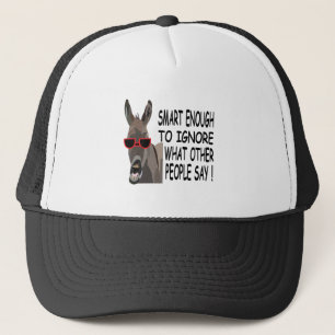 Cool Smart Donkey Trucker Hat