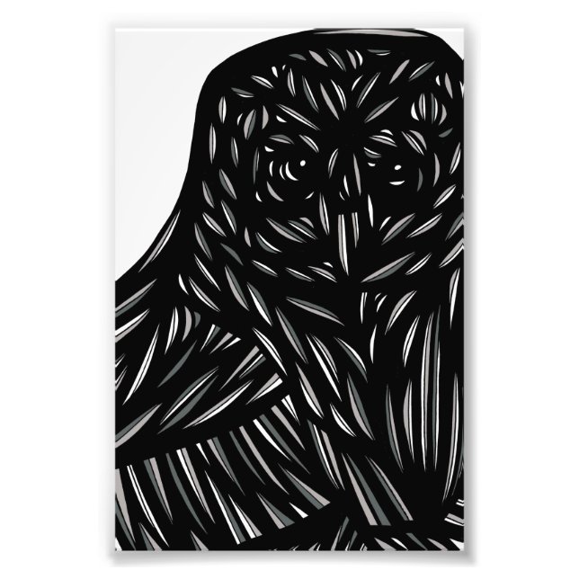 Cool Smile Virtuous Composed Photo Print (Front)