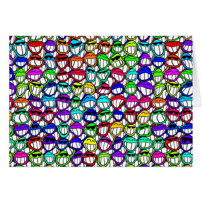 Cool Smiling Faces (Front Horizontal)