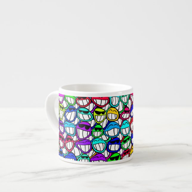 COOL SMILING FACES GROUP ESPRESSO CUP (Front Left)
