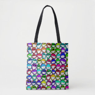 COOL SMILING FACES GROUP I + your idea Tote Bag
