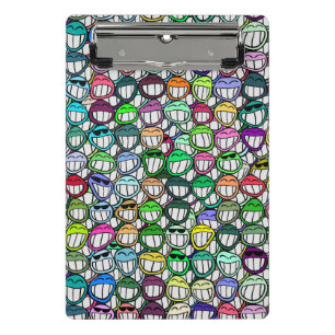 COOL SMILING FACES GROUP II + your idea Mini Clipboard