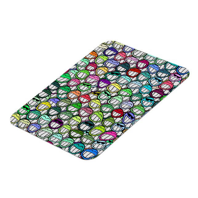 COOL SMILING FACES GROUP MAGNET (Left Side)
