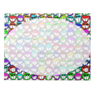 COOL SMILING FACES GROUP NOTEPAD
