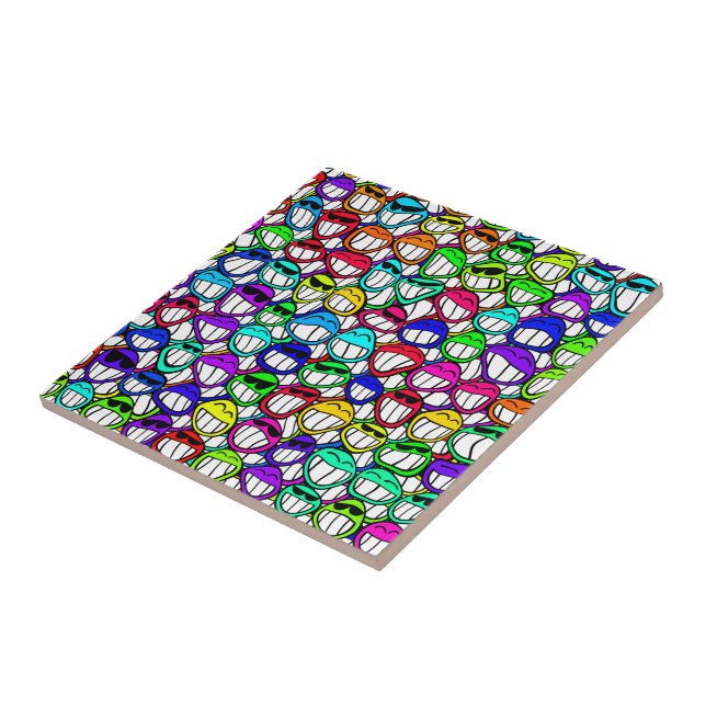 COOL SMILING FACES GROUP TILE (Side)