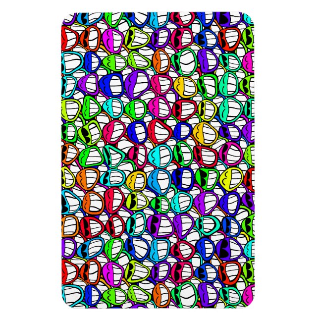 Cool Smiling Faces Magnet (Vertical)