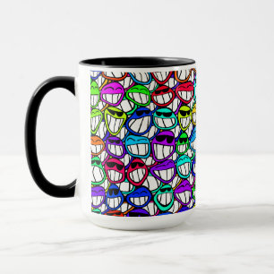 Cool Smiling Faces Mug