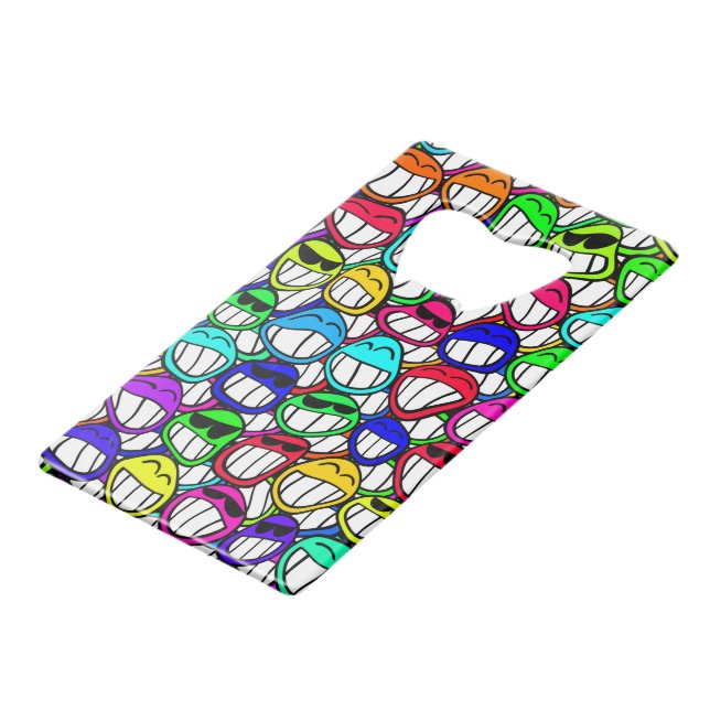 Cool Smiling Faces Pattern + your idea (Front Angled)