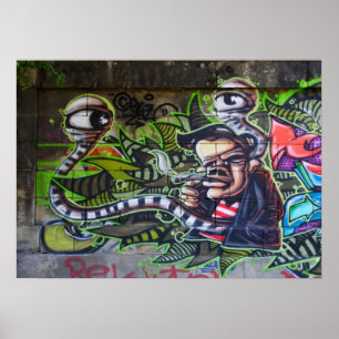 Cool Smoking Guy Poster