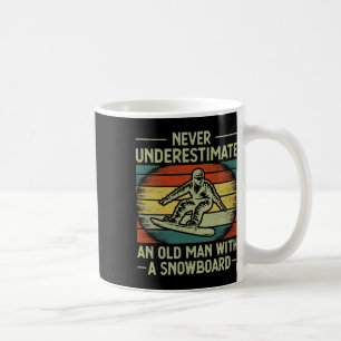 Cool Snowboard Art Men Women Skier Snowboarding Sn Coffee Mug