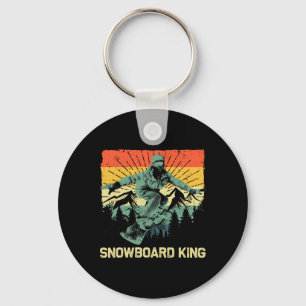 Cool Snowboard For Men Dad Snowboarding Skiing Sno Key Ring