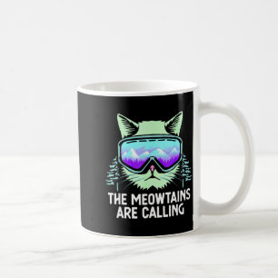 Cool snowboard for men women kids ski lover coffee mug