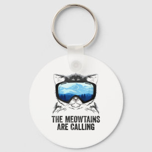 Cool snowboard for men women kids ski lover key ring