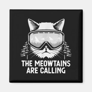 Cool snowboard for men women kids ski lover magnet