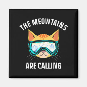 Cool snowboard for men women kids ski lover magnet