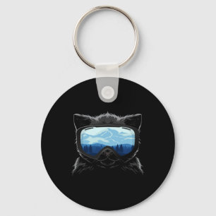 Cool Snowboard For Men Women Kids Ski Lover Mounta Key Ring