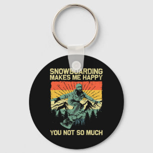 Cool Snowboard For Men Women Snowboarding Skiing S Key Ring