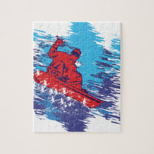 Cool Snowboarder Jigsaw Puzzle