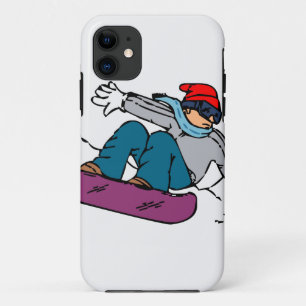 Cool Snowboarder snowboarding gift winter love iPhone 11 Case