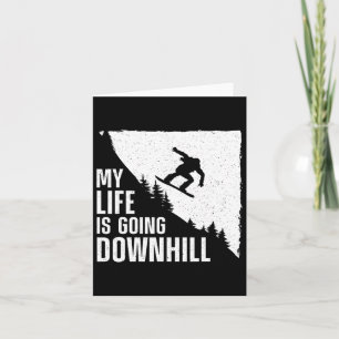 Cool Snowboarding Art For Men Women Snow Board Sno Card