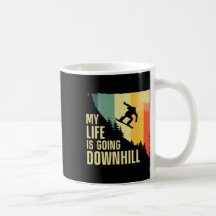 Cool Snowboarding Art For Men Women Snow Board Sno Coffee Mug