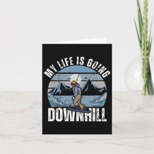 Cool Snowboarding Art For Men Women Snowboard Snow Card